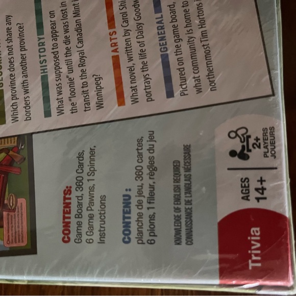 NEW Canadian Trivia 150th Limited Edition Board Game Unopened Sealed - Picture 8 of 9